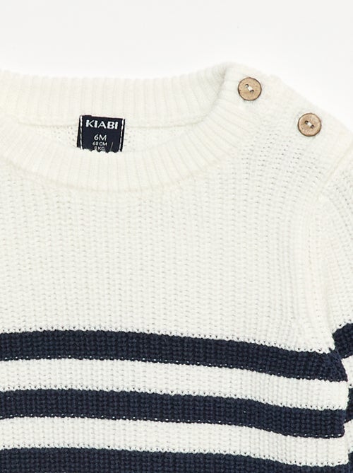 Maglione a righe in cotone - Kiabi