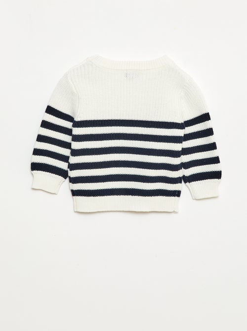 Maglione a righe in cotone - Kiabi