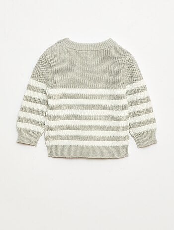 Maglioncino a righe in cotone