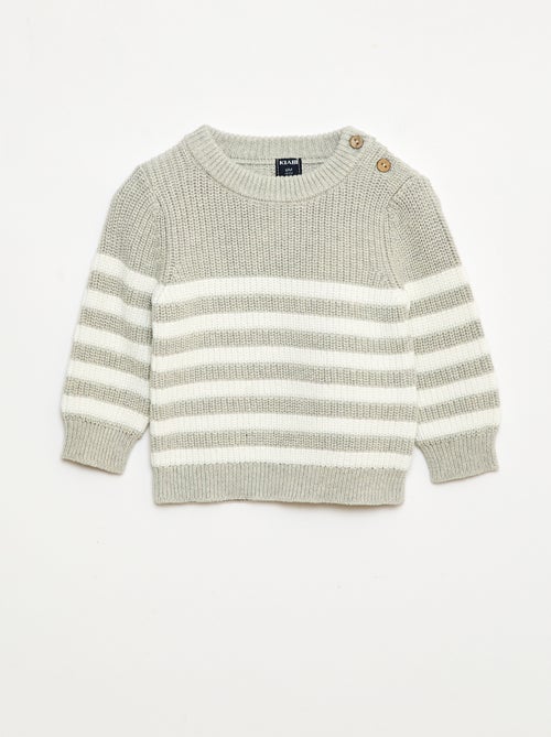 Maglione a righe in cotone - Kiabi