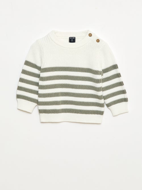 Maglione a righe in cotone - Kiabi