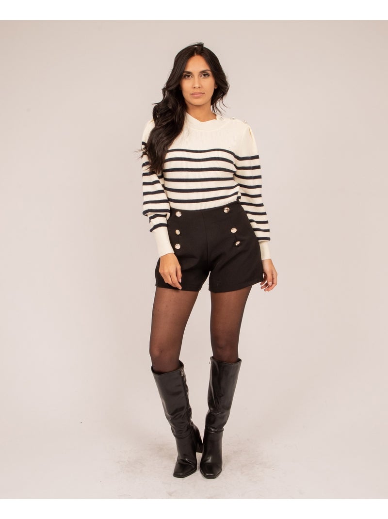 Maglione a righe KERVIGNAC Ecru - Kiabi