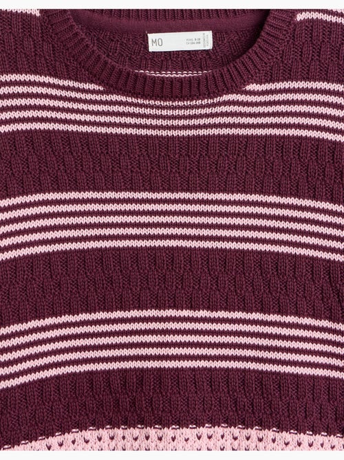 Maglione a righe lavorate a maglia, mo fashion - Kiabi