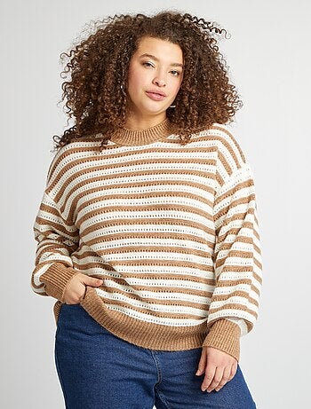 Maglione a righe