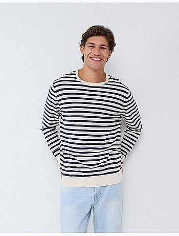 Maglione a righe, mo fashion