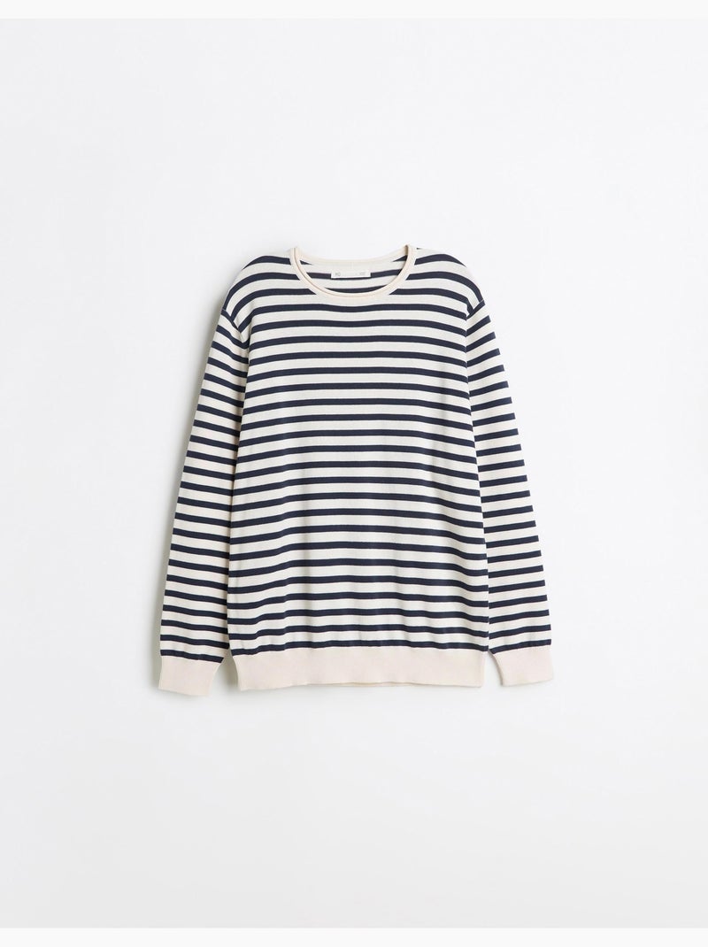 Maglione a righe, mo fashion Bianco - Kiabi