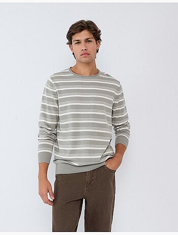 Maglione a righe, mo fashion
