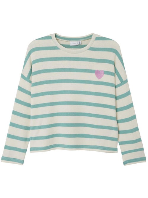 Maglione a righe Name It per bambina - Kiabi Maglione a righe Name It per bambina - Kiabi