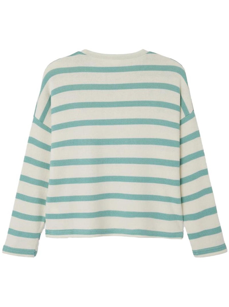 Maglione a righe Name It per bambina Verde - Kiabi