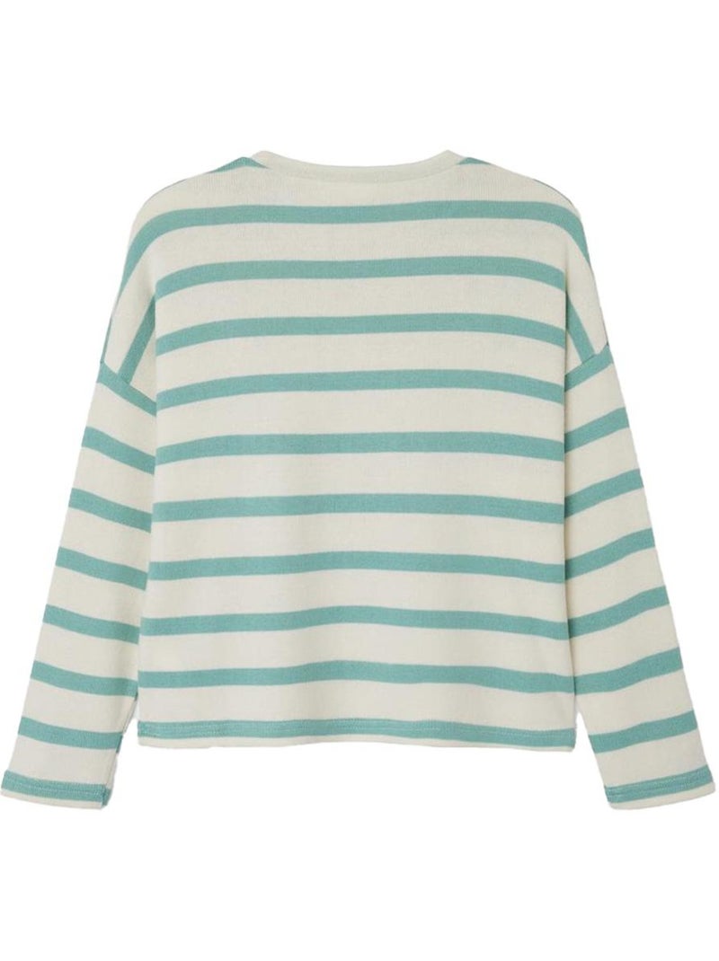 Maglione a righe Name It per bambina Verde - Kiabi