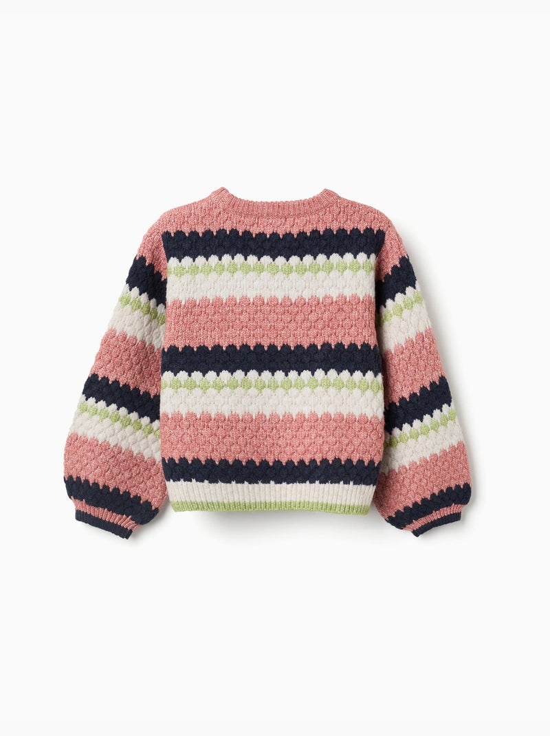 Maglione a righe Rosa - Kiabi