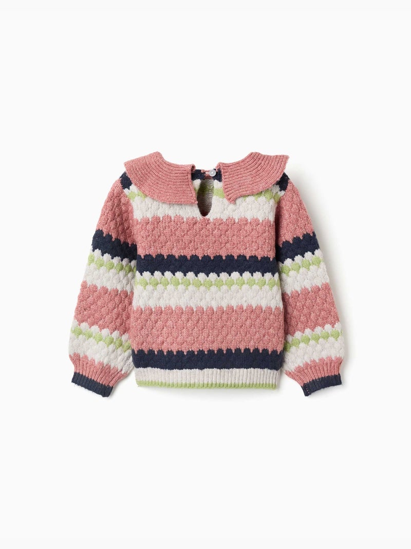 Maglione a righe Rosa - Kiabi