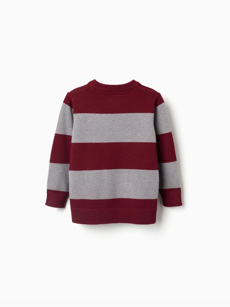 Maglione a righe Rosso scuro - Kiabi
