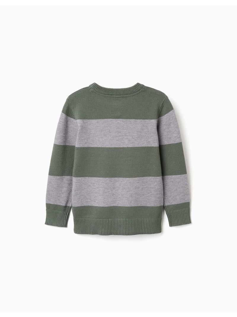 Maglione a righe Verde scuro - Kiabi