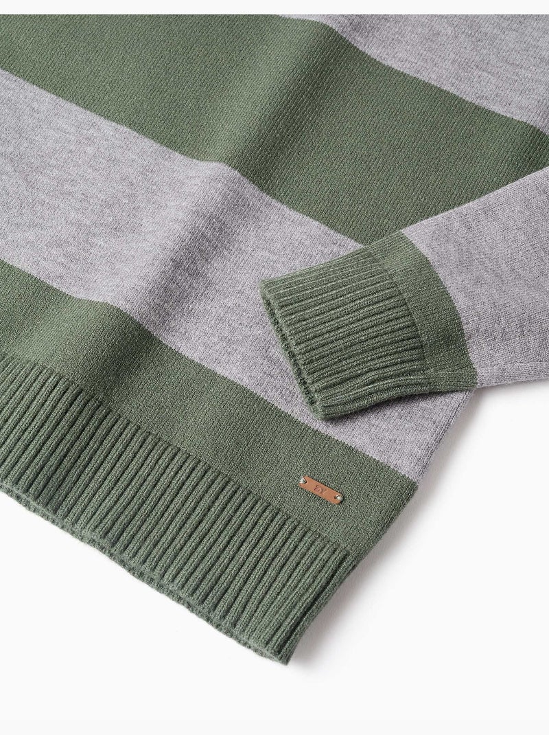 Maglione a righe Verde scuro - Kiabi