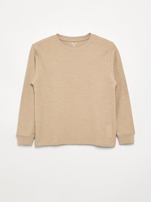 Maglione a tinta unita a maniche lunghe - Kiabi Maglione a tinta unita a maniche lunghe - Kiabi