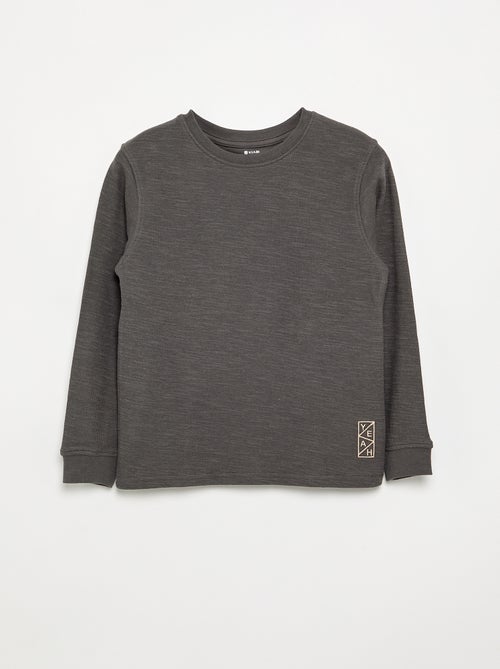 Maglione a tinta unita a maniche lunghe - Kiabi Maglione a tinta unita a maniche lunghe - Kiabi