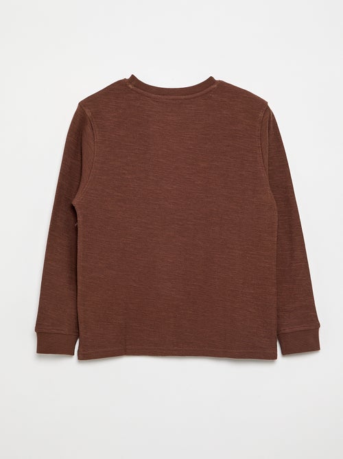 Maglione a tinta unita a maniche lunghe - Kiabi Maglione a tinta unita a maniche lunghe - Kiabi