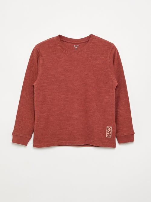 Maglione a tinta unita a maniche lunghe - Kiabi Maglione a tinta unita a maniche lunghe - Kiabi