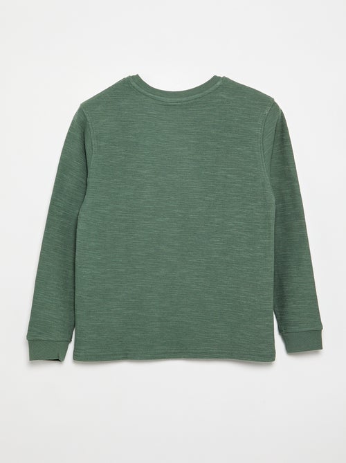 Maglione a tinta unita a maniche lunghe - Kiabi Maglione a tinta unita a maniche lunghe - Kiabi