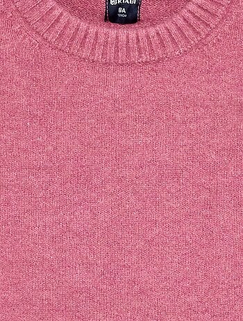 Maglione a tinta unita senza maniche