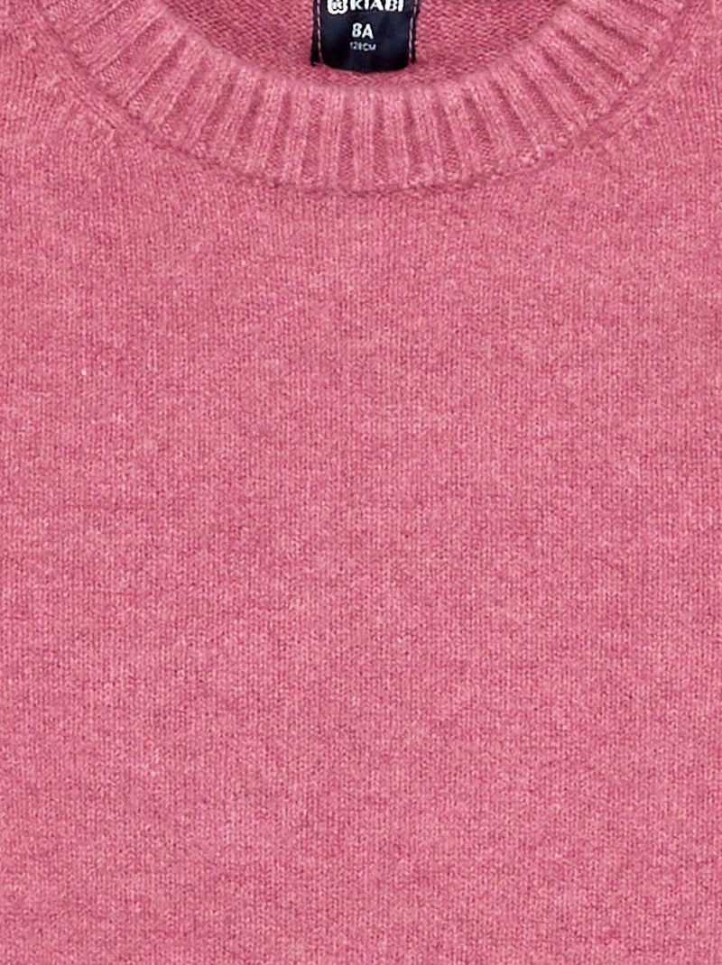 Maglione a tinta unita senza maniche Rosa - Kiabi