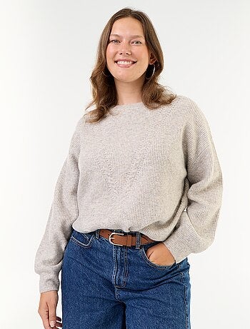 Maglione a trecce