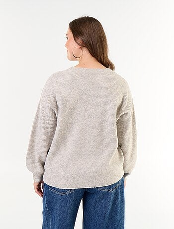 Maglione a trecce