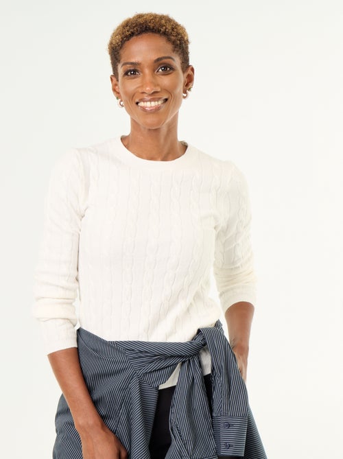 Maglione a trecce - Kiabi