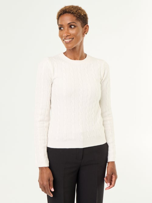 Maglione a trecce - Kiabi