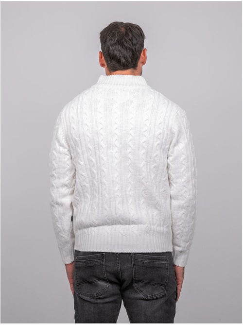 Maglione a trecce con collo alto lagow - Kiabi