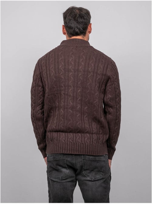 Maglione a trecce con collo alto lagow - Kiabi