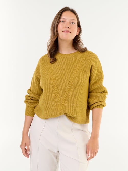 Maglione a trecce - Kiabi