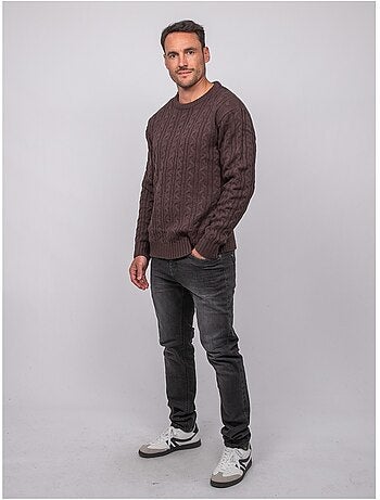 Maglione a trecce girocollo lalor
