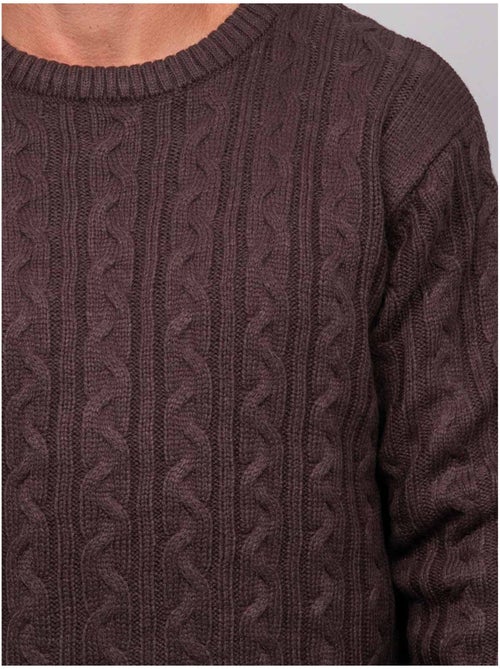 Maglione a trecce girocollo lalor - Kiabi