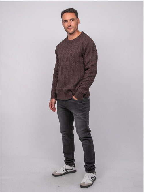 Maglione a trecce girocollo lalor - Kiabi