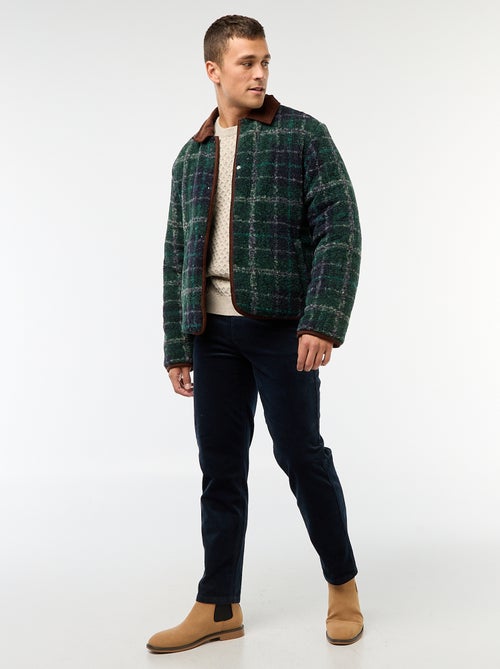 Maglione a trecce grosse tinta unita - Kiabi