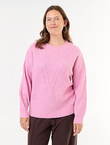 Maglione a trecce