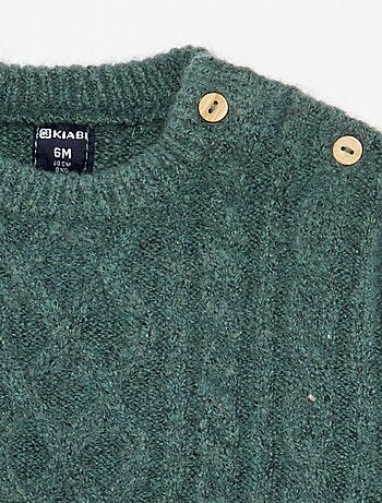 Maglione a trecce