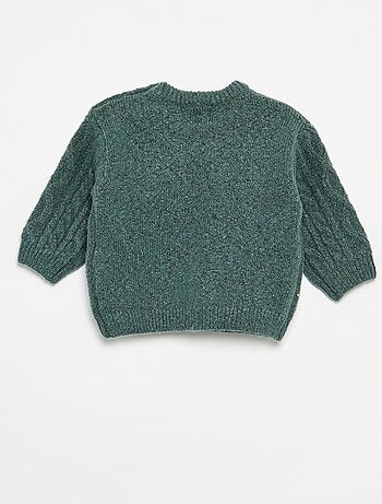 Maglione a trecce