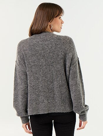 Maglione allattamento in misto lana