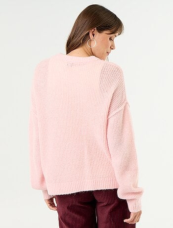 Maglione allattamento in misto lana