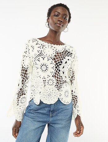 Maglione all'uncinetto