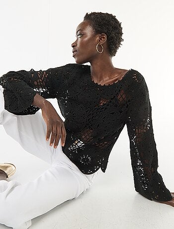 Maglione all'uncinetto