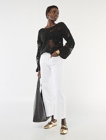 Maglione all'uncinetto