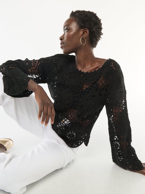 Maglione all'uncinetto - Kiabi