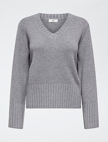 Maglione ampio a coste 'JDY' tinta unita