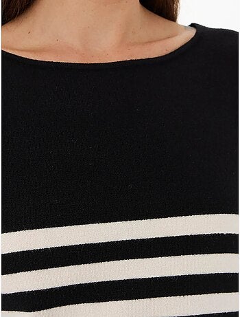 Maglione basic a righe hiccup