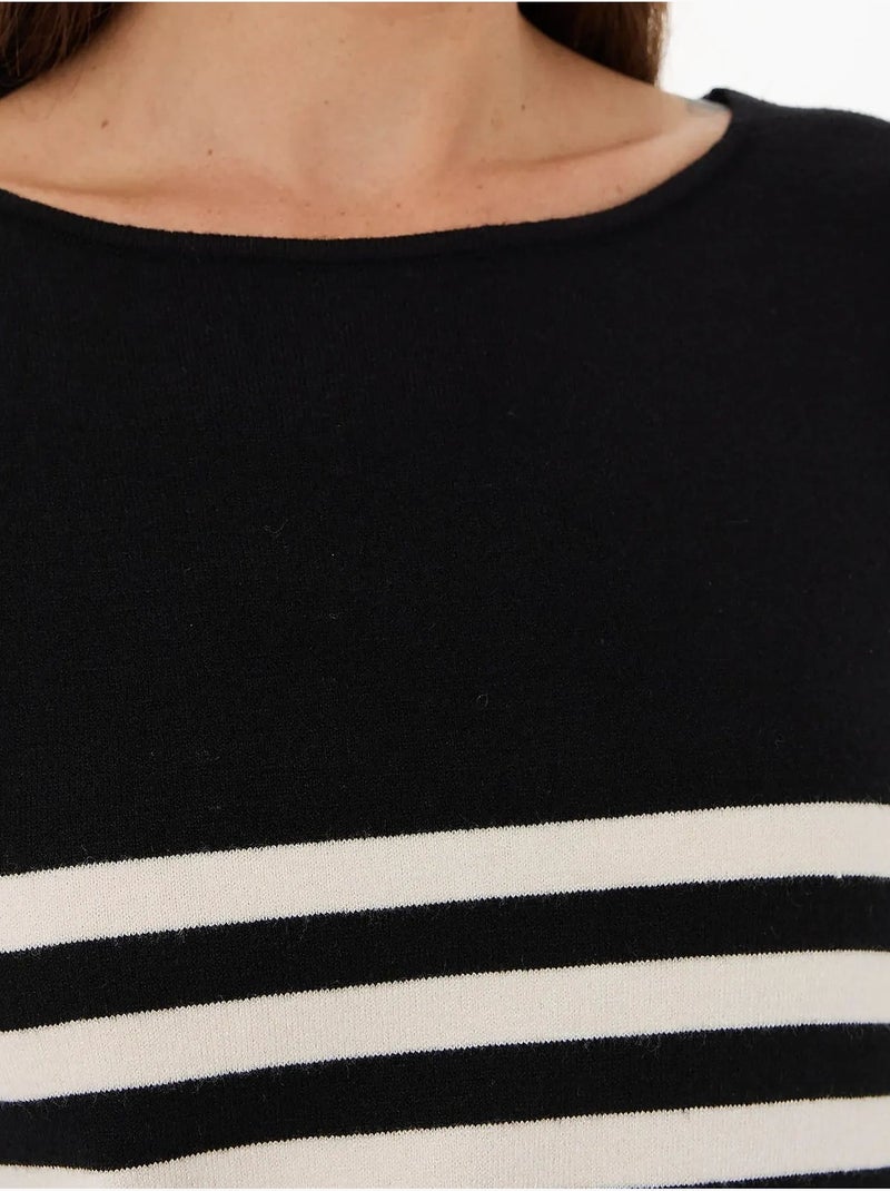 Maglione basic a righe hiccup Nero - Kiabi