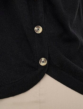 Maglione basic con bottoni